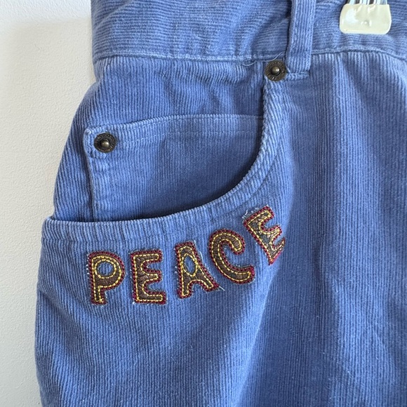 Vintage Patchwork Mary-Kate&Ashley Blue Women's Trousers - Picture 8 of 13